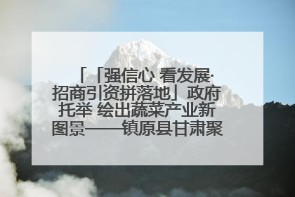 「强信心 看发展·招商引资拼落地」政府托举 绘出蔬菜产业新图景——镇原县甘肃聚广利现代设施蔬菜种植基地见闻