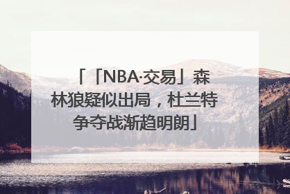 「NBA·交易」森林狼疑似出局，杜兰特争夺战渐趋明朗