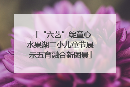 “六艺”绽童心 水果湖二小儿童节展示五育融合新图景