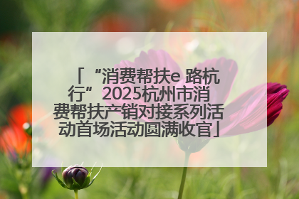“消费帮扶e 路杭行”2025杭州市消费帮扶产销对接系列活动首场活动圆满收官
