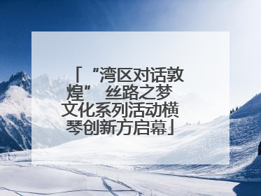 “湾区对话敦煌” 丝路之梦文化系列活动横琴创新方启幕