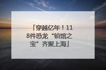 穿越亿年！118件恐龙“镇馆之宝”齐聚上海