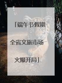 端午节假期全省文旅市场火爆开局