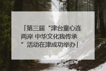 第三届“津台童心连两岸 中华文化我传承”活动在津成功举办