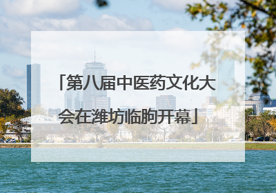 第八届中医药文化大会在潍坊临朐开幕