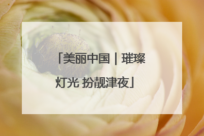 美丽中国｜璀璨灯光 扮靓津夜