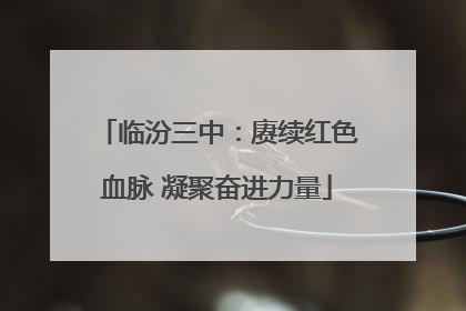 临汾三中：赓续红色血脉 凝聚奋进力量