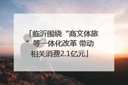 临沂围绕“商文体旅”等一体化改革 带动相关消费2.1亿元