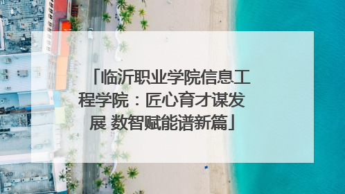 临沂职业学院信息工程学院：匠心育才谋发展 数智赋能谱新篇