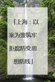 上海：以案为鉴筑牢拒腐防变思想防线