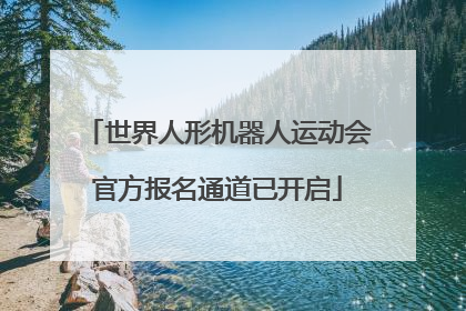 世界人形机器人运动会官方报名通道已开启