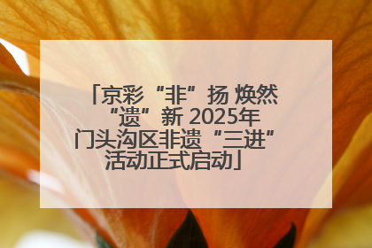 京彩“非”扬 焕然“遗”新 2025年门头沟区非遗“三进”活动正式启动