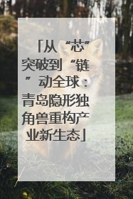 从“芯”突破到“链”动全球：青岛隐形独角兽重构产业新生态