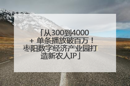从300到4000+ 单条播放破百万！枣阳数字经济产业园打造新农人IP