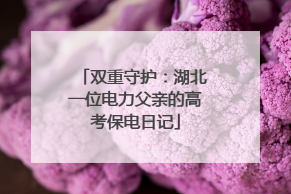 双重守护：湖北一位电力父亲的高考保电日记