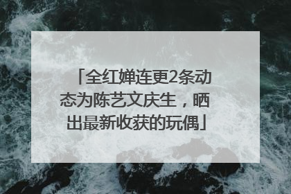全红婵连更2条动态为陈艺文庆生，晒出最新收获的玩偶