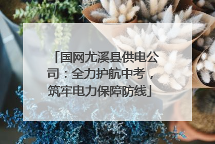 国网尤溪县供电公司：全力护航中考，筑牢电力保障防线