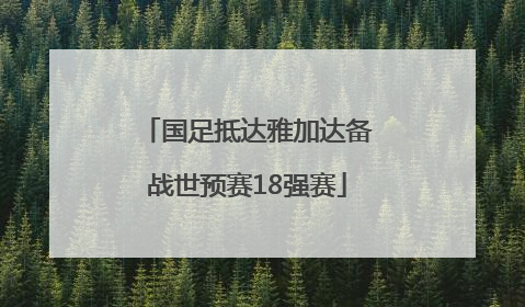 国足抵达雅加达备战世预赛18强赛