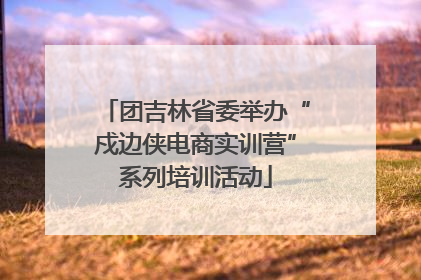 团吉林省委举办“戍边侠电商实训营”系列培训活动
