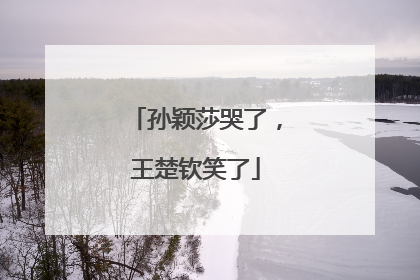 孙颖莎哭了，王楚钦笑了