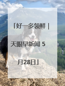 好一多领鲜｜天眼早新闻 5月28日