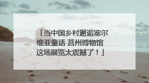 当中国乡村邂逅塞尔维亚童话 莒州博物馆这场展览太震撼了！