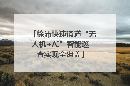徐沛快速通道“无人机+AI”智能巡查实现全覆盖
