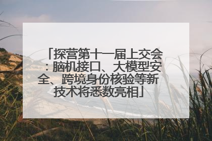 探营第十一届上交会：脑机接口、大模型安全、跨境身份核验等新技术将悉数亮相