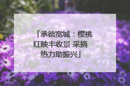 承德宽城：樱桃红映丰收景 采摘热力助振兴