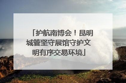 护航南博会！昆明城管坚守展馆守护文明有序交易环境