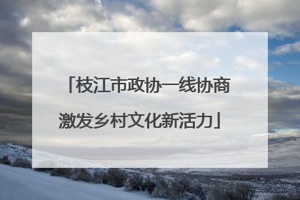枝江市政协一线协商激发乡村文化新活力