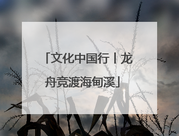 文化中国行丨龙舟竞渡海甸溪