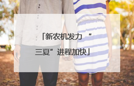新农机发力 “三夏”进程加快