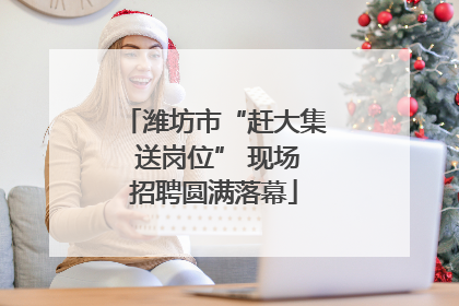 潍坊市“赶大集 送岗位” 现场招聘圆满落幕