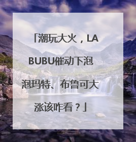 潮玩大火，LABUBU催动下泡泡玛特、布鲁可大涨该咋看？