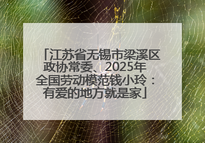 江苏省无锡市梁溪区政协常委、2025年全国劳动模范钱小玲：有爱的地方就是家