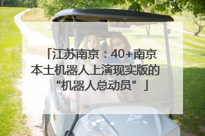 江苏南京：40+南京本土机器人上演现实版的“机器人总动员”