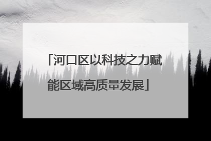 河口区以科技之力赋能区域高质量发展
