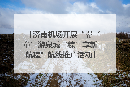 济南机场开展“翼‘童’游泉城‘粽’享新航程”航线推广活动