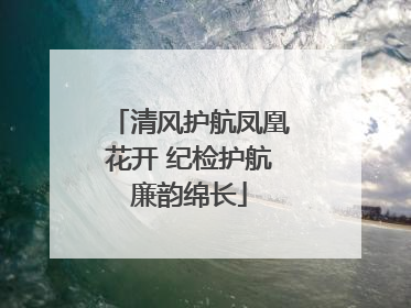 清风护航凤凰花开 纪检护航廉韵绵长