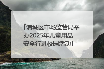 渭城区市场监管局举办2025年儿童用品安全行进校园活动