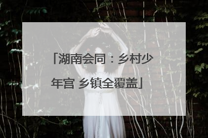 湖南会同：乡村少年宫 乡镇全覆盖