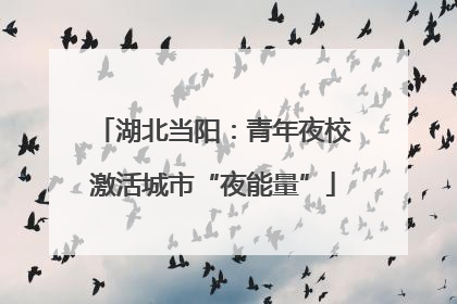湖北当阳：青年夜校激活城市“夜能量”