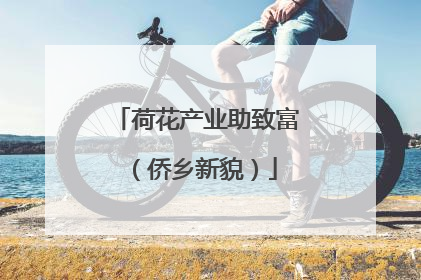 荷花产业助致富（侨乡新貌）