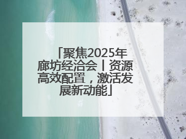 聚焦2025年廊坊经洽会丨资源高效配置，激活发展新动能