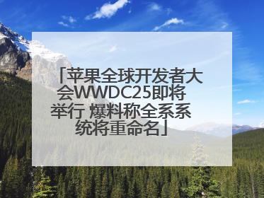 苹果全球开发者大会WWDC25即将举行 爆料称全系系统将重命名