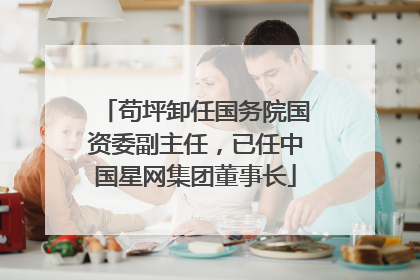 苟坪卸任国务院国资委副主任，已任中国星网集团董事长