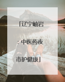 辽宁岫岩：中医药夜市护健康