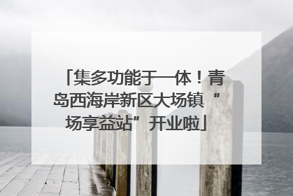 集多功能于一体！青岛西海岸新区大场镇“场享益站”开业啦