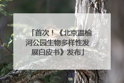 首次！《北京温榆河公园生物多样性发展白皮书》发布